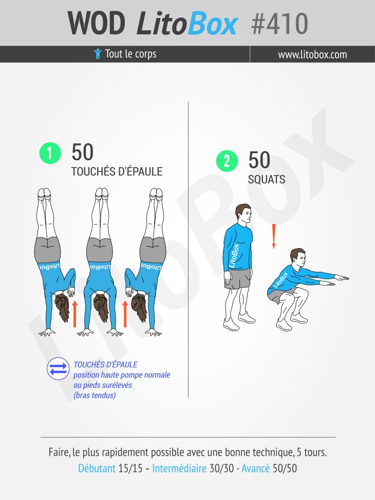 Musculation sans matériel : 2 exercices au poids du corps #410 Musculation sans matériel : 2 exercices au poids du corps #410