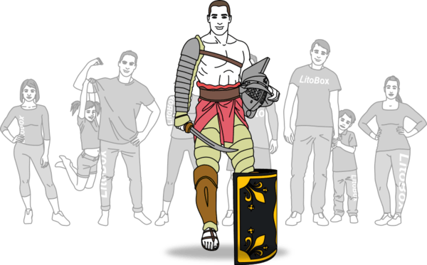 Thrace dans la team du Ludus Litobox