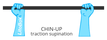 position des mains pour les tractions en supination