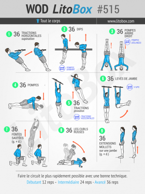 Programme de callisthénie débutant Litobox #668