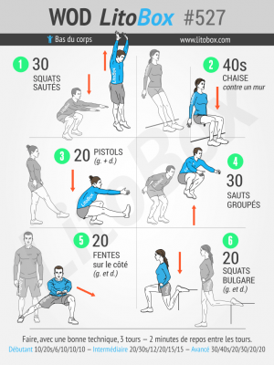 Programme de callisthénie débutant Litobox #668
