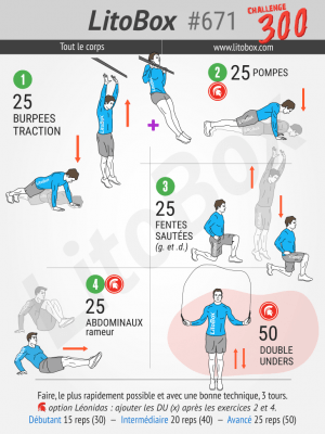 WOD burpees traction 671