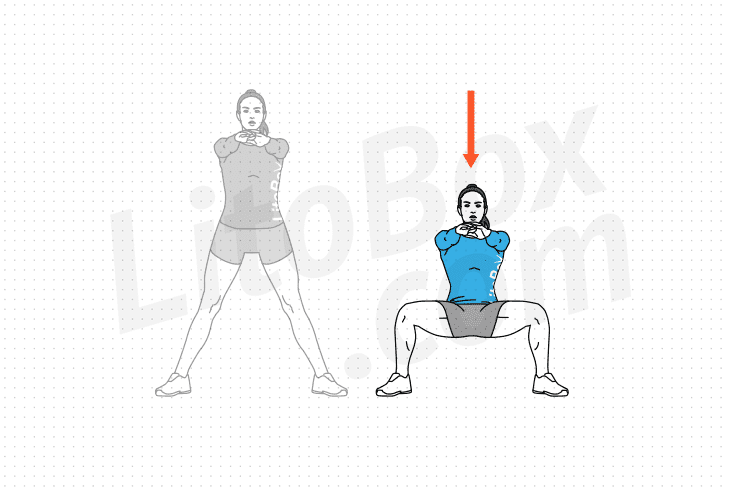 squat sumo exercice