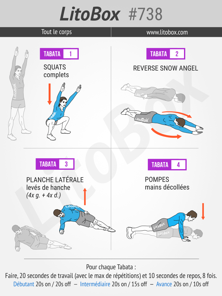 Circuit Tabata full body Litobox 738