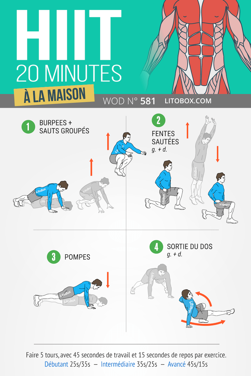 20 Minutes De HIIT La Maison 581